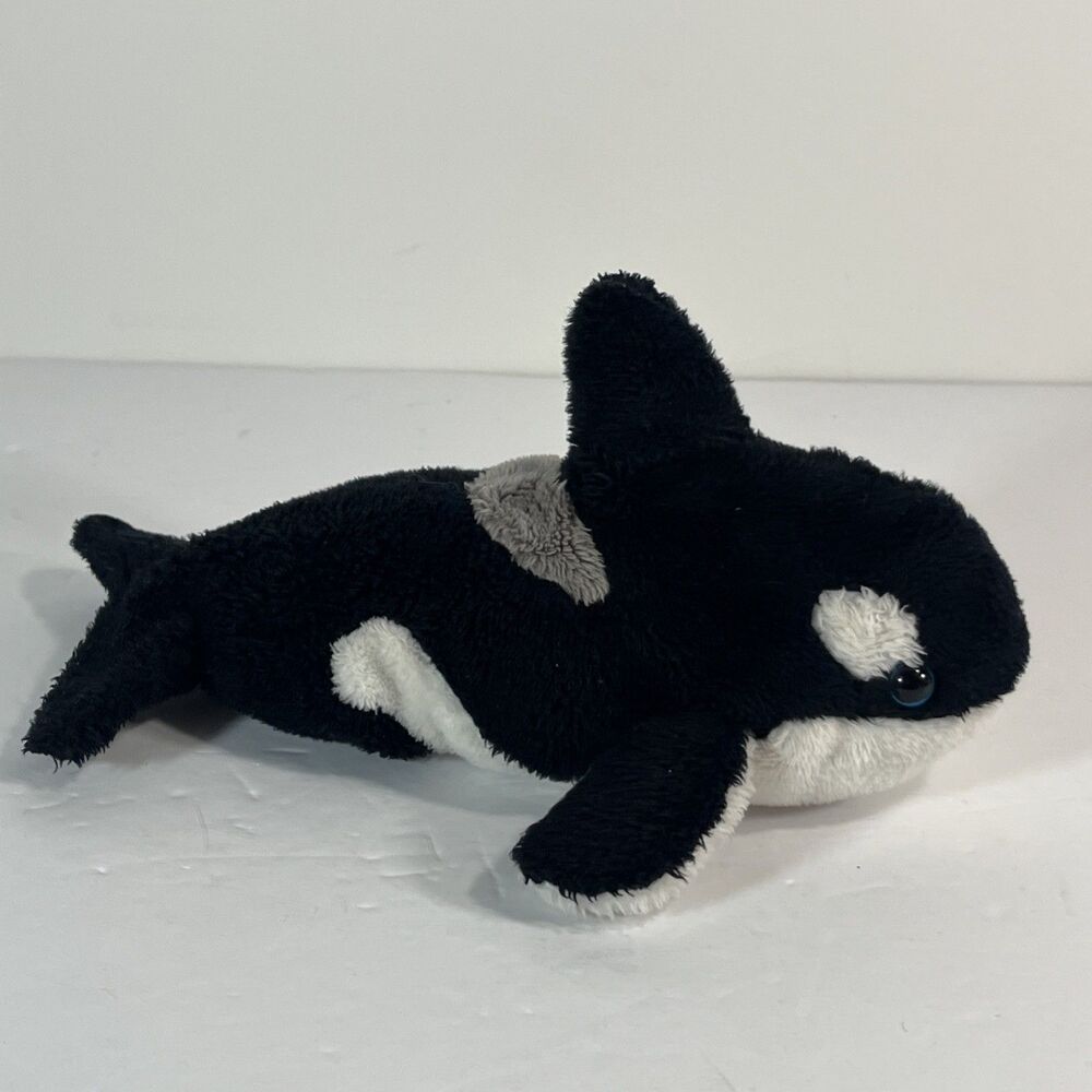 Fiesta SeaWorld Shamu Orca Killer Whale 9" Plush Stuffed Animal Toy
